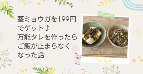 ミョウガダレ