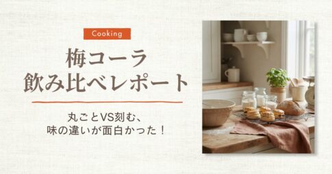 梅コーラ飲み比べレポート