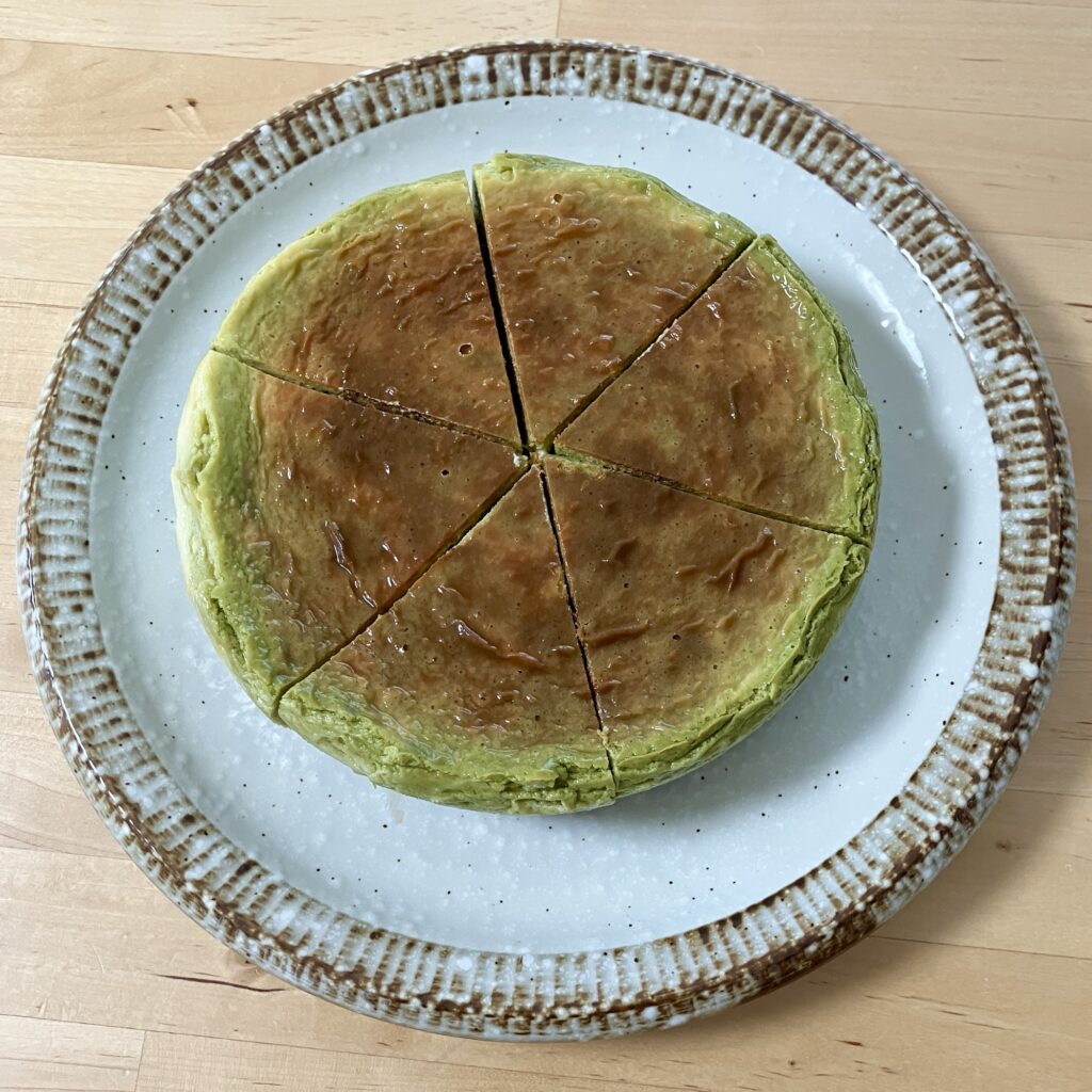 抹茶ベイクドチーズケーキ