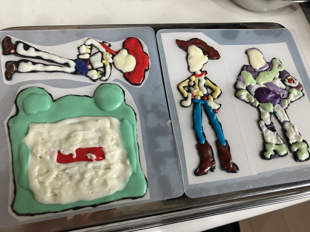 キャラチョコ色塗り