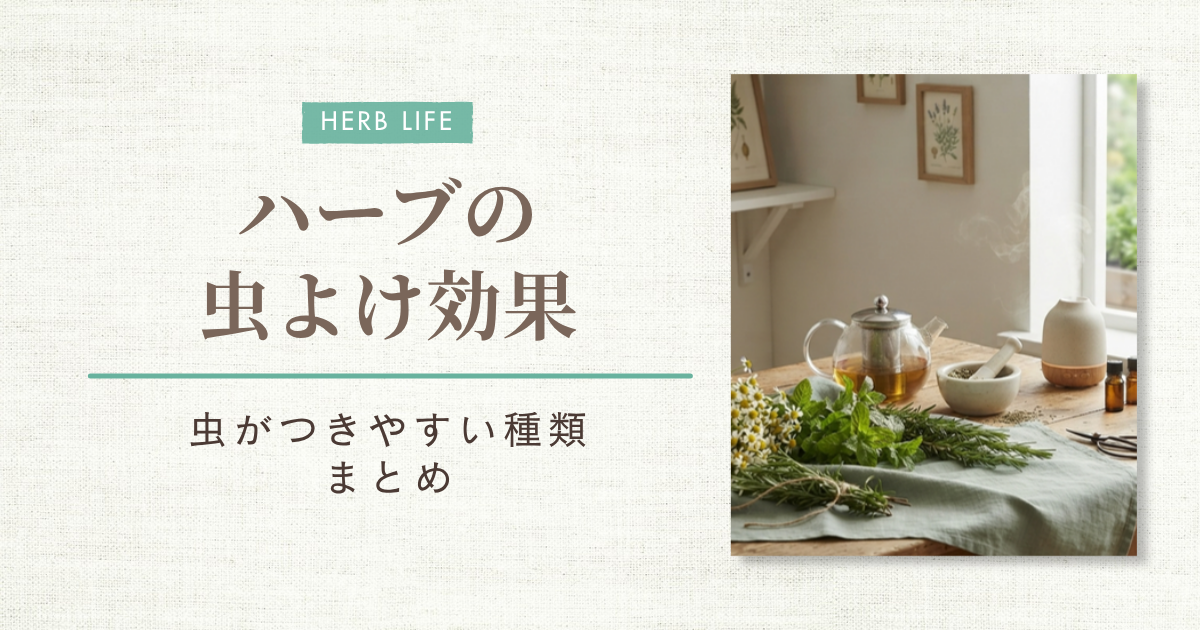 ハーブの虫よけ効果