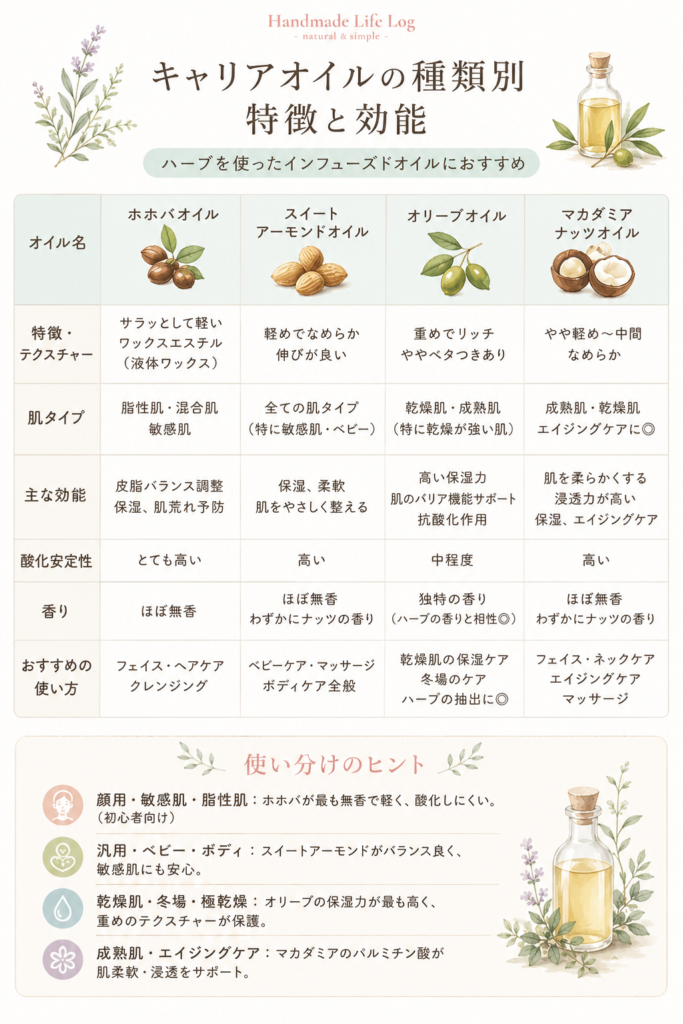 キャリアオイル図