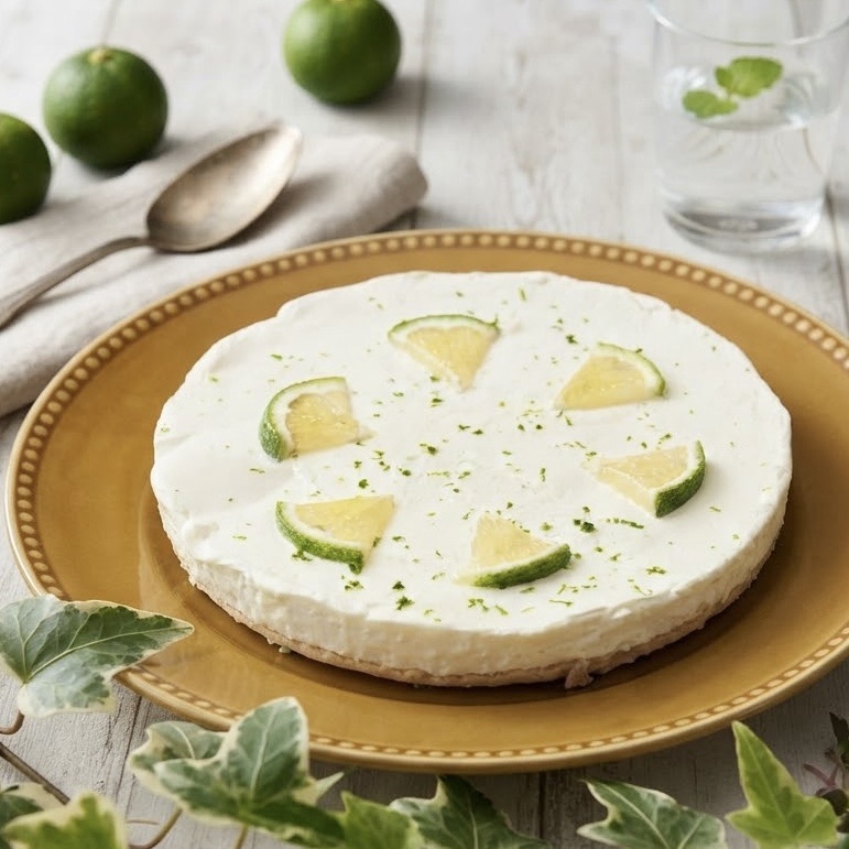 かぼすのレアチーズケーキ
